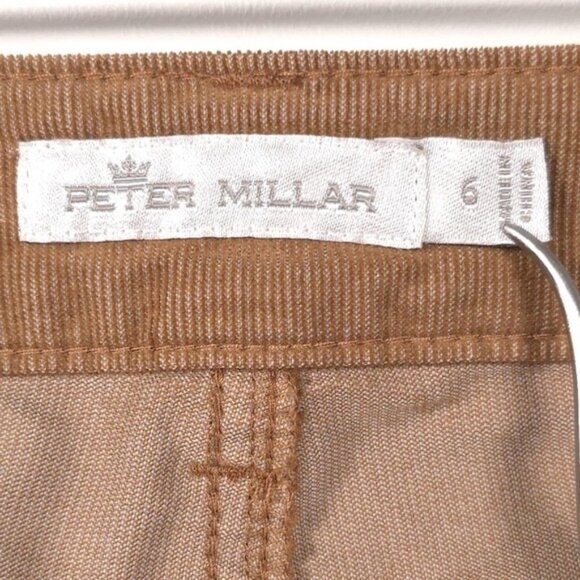 Peter Millar Golf Corduroy Brown Tan Pants Size 6 Cotton Blend Women's‎ LF19B49 - Picture 4 of 12